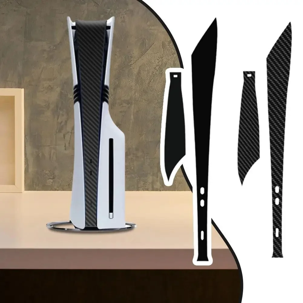 Nouveauté accessoires pour PS5 Pro Console peau autocollant PCV vinyle protection peau moyenne autocollant anti-poussière décalcomanies pour PS5