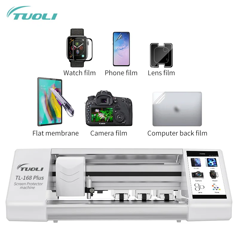 TUOLI 500 Cutting Times Codes Code Hydrogel Screen Protector Cutter Machine for TL568Max, TL-168, TL-168Plus, TL-518A, TL-518B