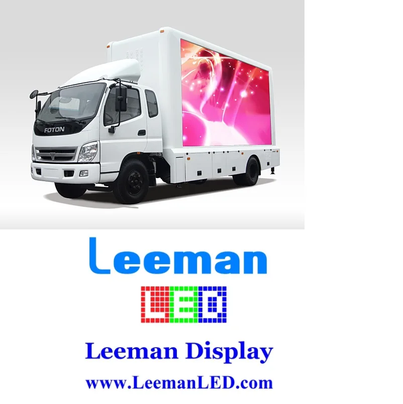 P2 P3 P4 P5 P6 P8 LED Mobile Billboard Trucks For Sale P10 DIP led billboard Vehicles Van rental LED Truck Advertising Solutions