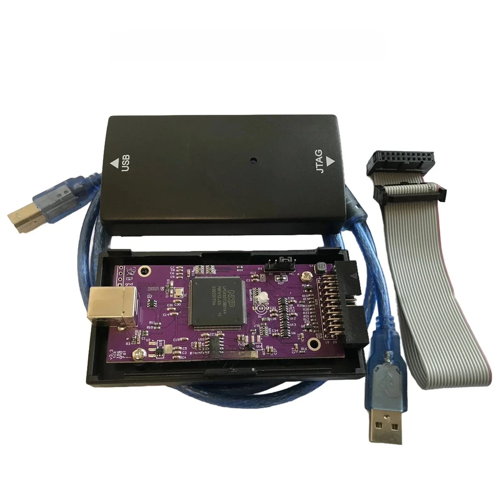 Dla J-Link V12 JLink V12 ARM Emulator Debugger USB JTAG SWD Debug Tool Aktualizacja Online STM32 MCU — zdjęcie 2