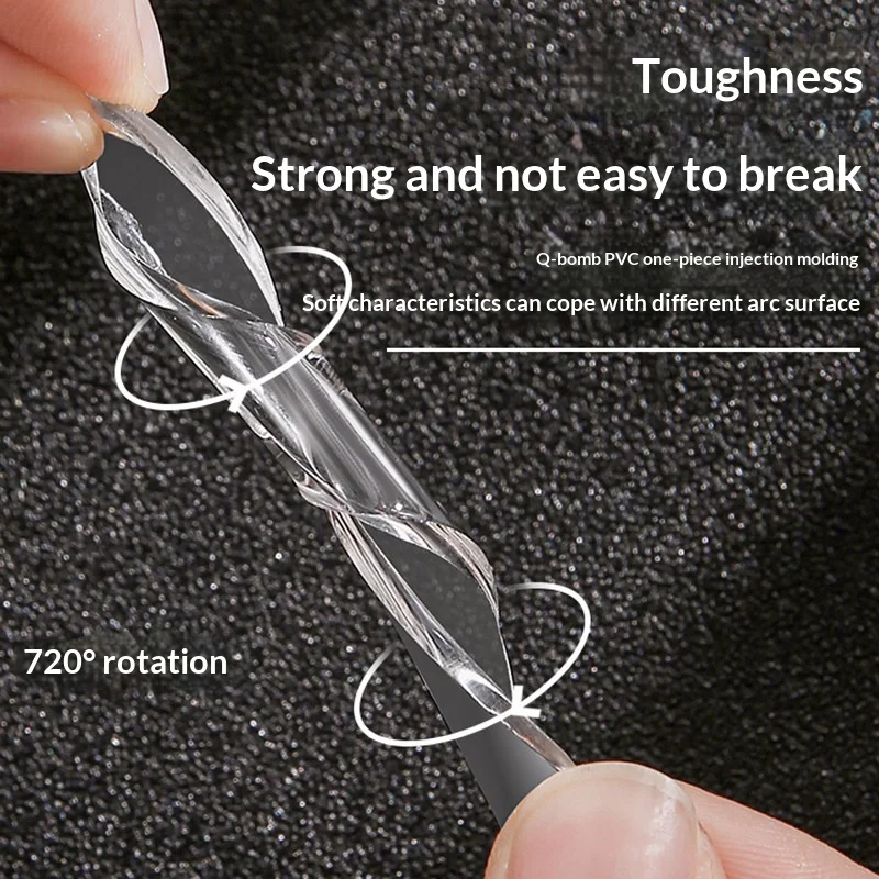 Transparent Anti‑Collision Bumper Strip Self‑Adhesive Anti‑Scratch Buffer Protector for Door Refrigerator Cabinet