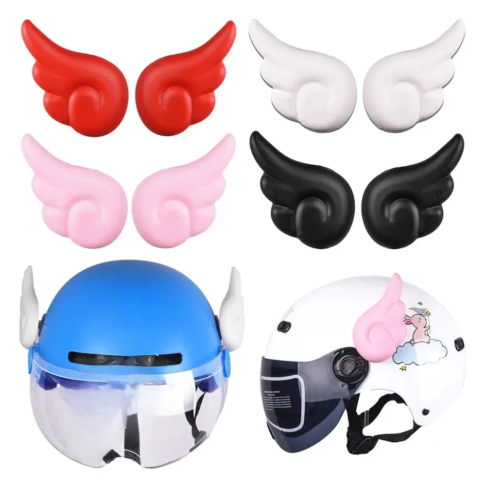 AliExpress NONE Lovely Helmet Decoration Angel Devil Wings Stickers Bicycle Scooter Removable Easy to Install Motorcycle Motorbike Multicolor