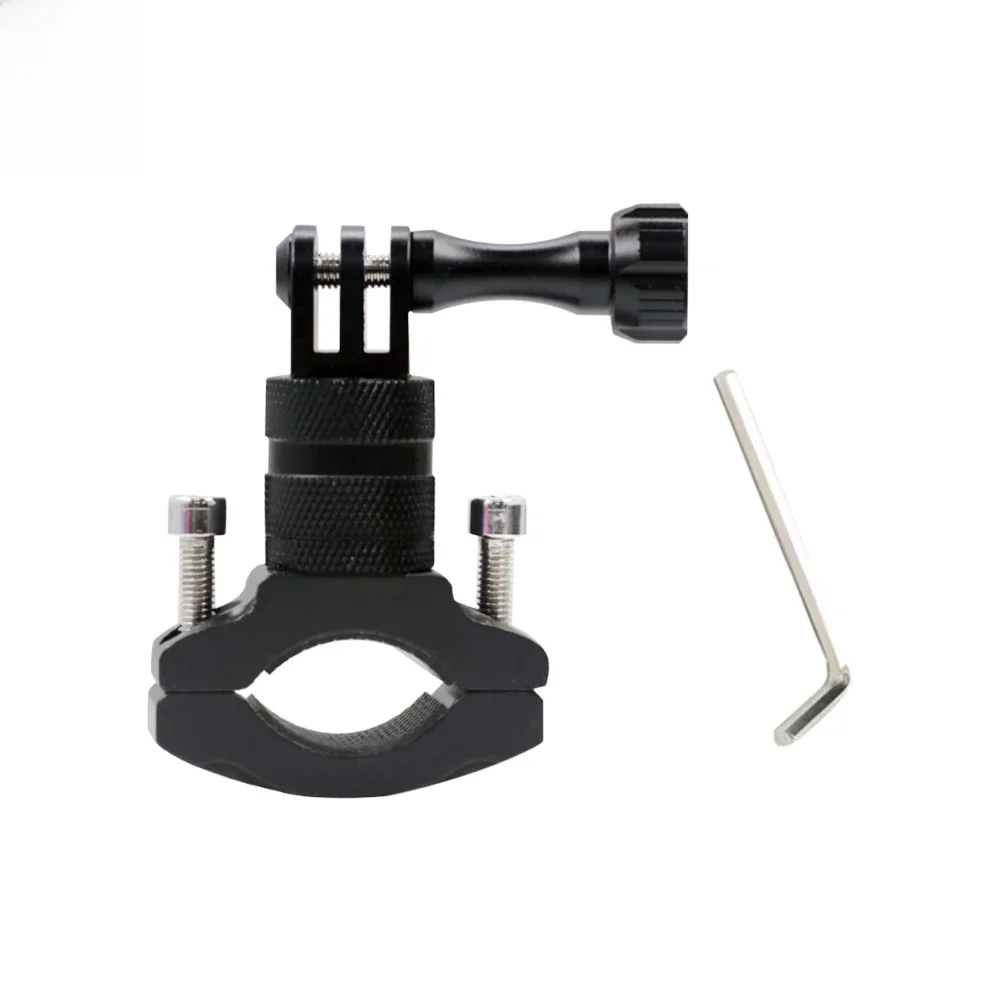 360 °   Obrotowy uchwyt rowerowy na kierownicę Uchwyt adaptera do GoPro Hero 10 9 8 7 5 sj6000 Go Pro Akcesorium — zdjęcie 2