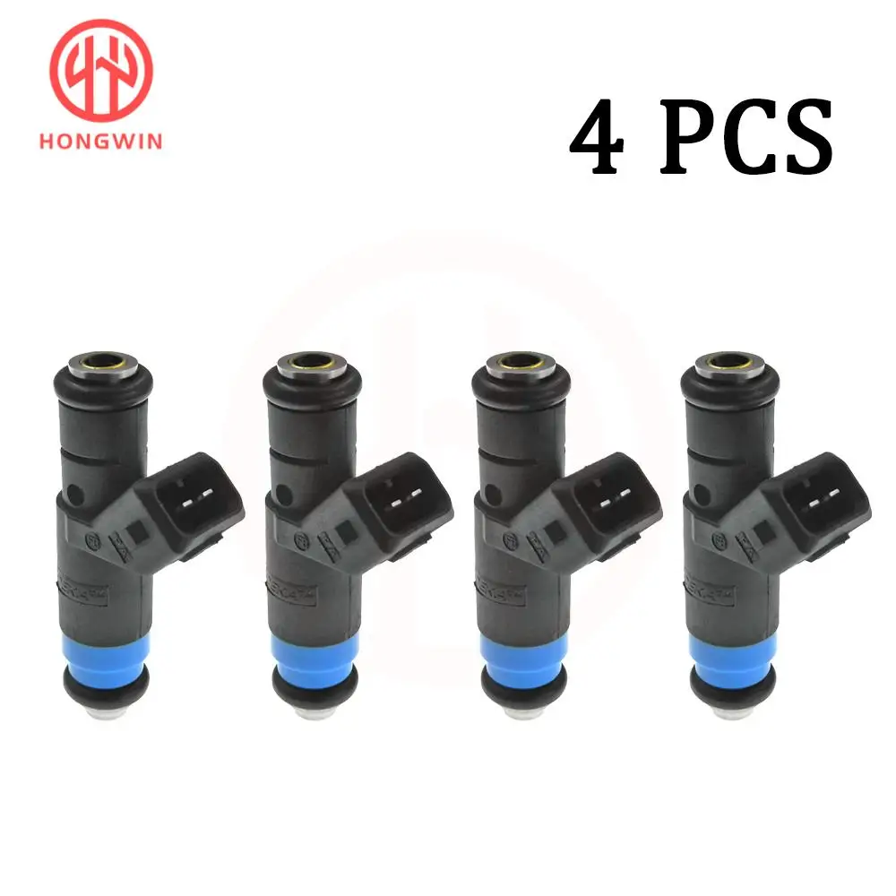 HONGWIN 4Pcs New Fuel Injector Oil Spray Nozzle OEM VAZ20735,A048A01219,G050B02132,DQ86B02772 For Chevrolet Niva Lada Car Petrol