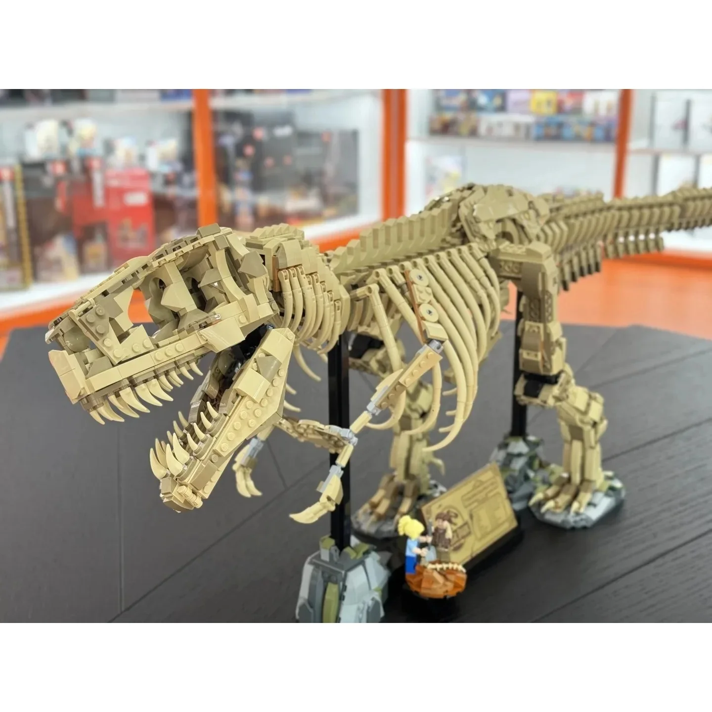 Blocs de construction dinosaures t-rex, 3145 pièces, fossiles tyrannosaure Rex, jouets du parc du monde des dinosaures pour enfants, cadeaux d'anniversaire pour garçons