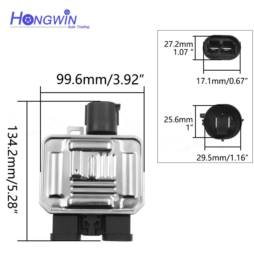 Relay Radiator Cooling Fan Control Module For Frod Galaxy 2006+ Mondeo MK3 MK4 Jaguar X-Type Volvo S80 S60 XC60 V70 940004204