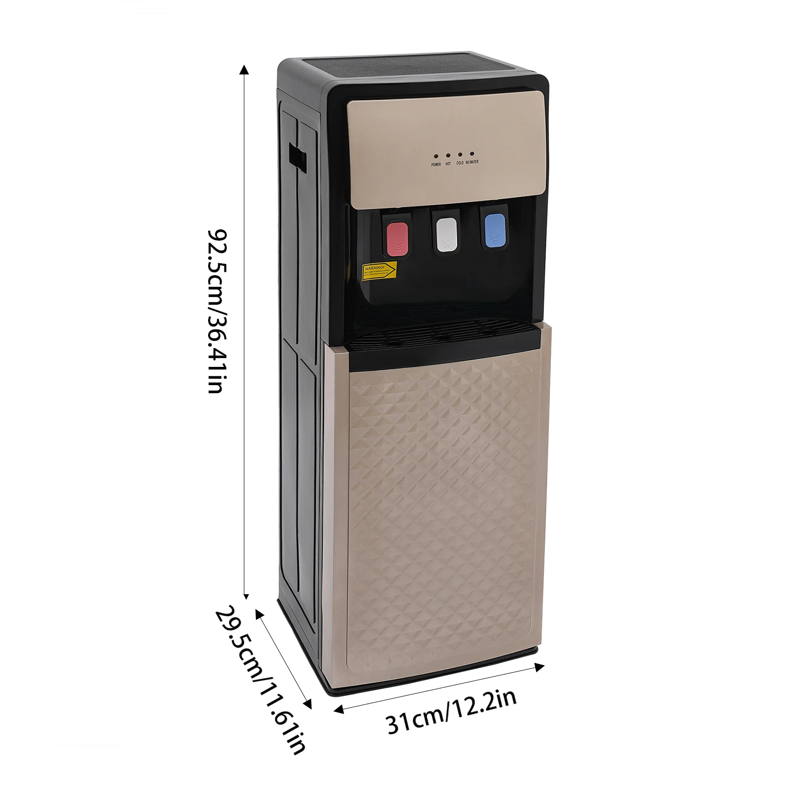 

New Bottom Load Water Dispenser for Home, Hot & Cold Standing Water Cooler Dispenser 3 Temp Modes, 500W Heating, 90W Cooling