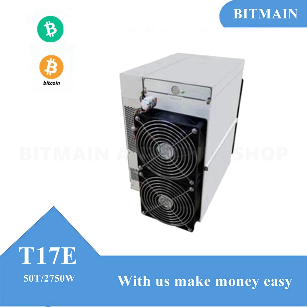 Bitmain BTC Antminer T17e 53T Bitcoin Mining Machine Bitmian T17e Block Chain Miner