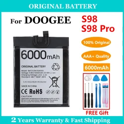 100% Oryginalny 6000mAh BAT21ZN 1356000   Bateria Doogee S98 do DOOGEE S98 S99 S98 Pro S98Pro Zamienna bateria telefonu