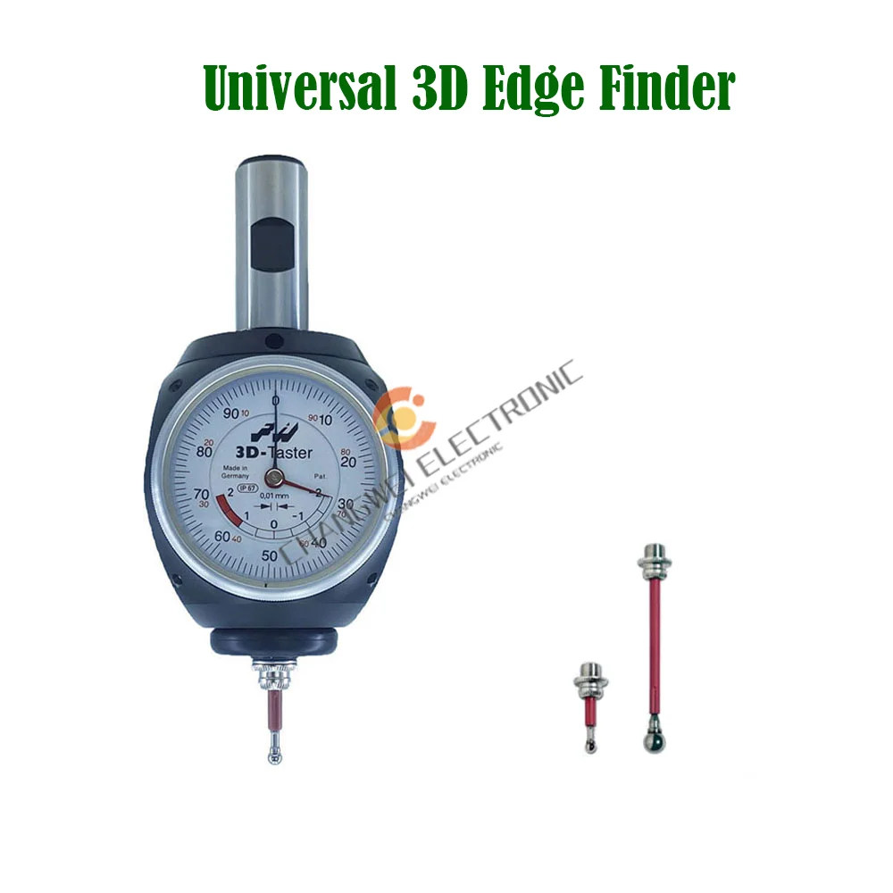 

Haimer 3D Edge Finder, Centering Tool, Measurement Indicator, CNC Test Center Milling Tool Probe Pin Accuracy 0.01mm