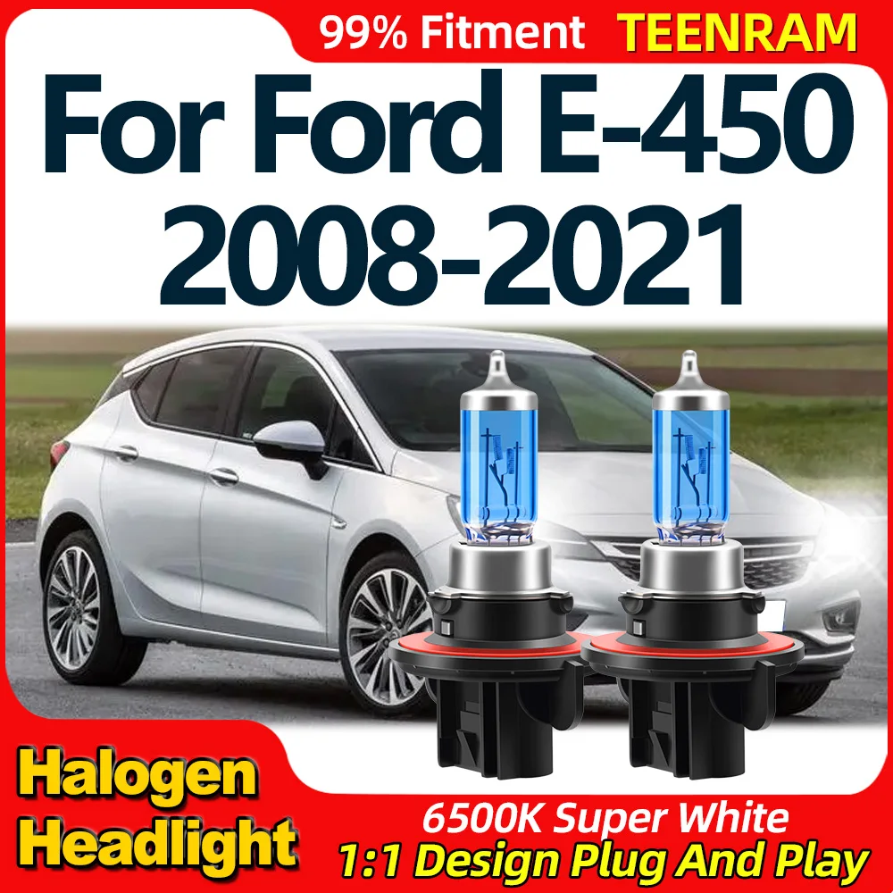 

Car Halogen Headlight Bulbs 12V 100W Auto Head Lamps 12000LM Halogen Lights For Ford E-450 2008-2016 2017 2018 2019 2020 2021