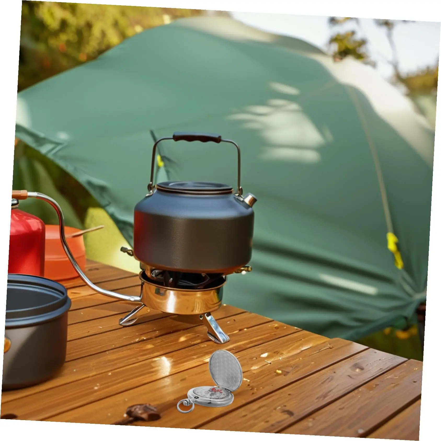 Bússola de relógio de bolso clamshell vintage para homens e mulheres ferramenta de navegação ao ar livre para caminhadas acampamento sobrevivência portátil à prova