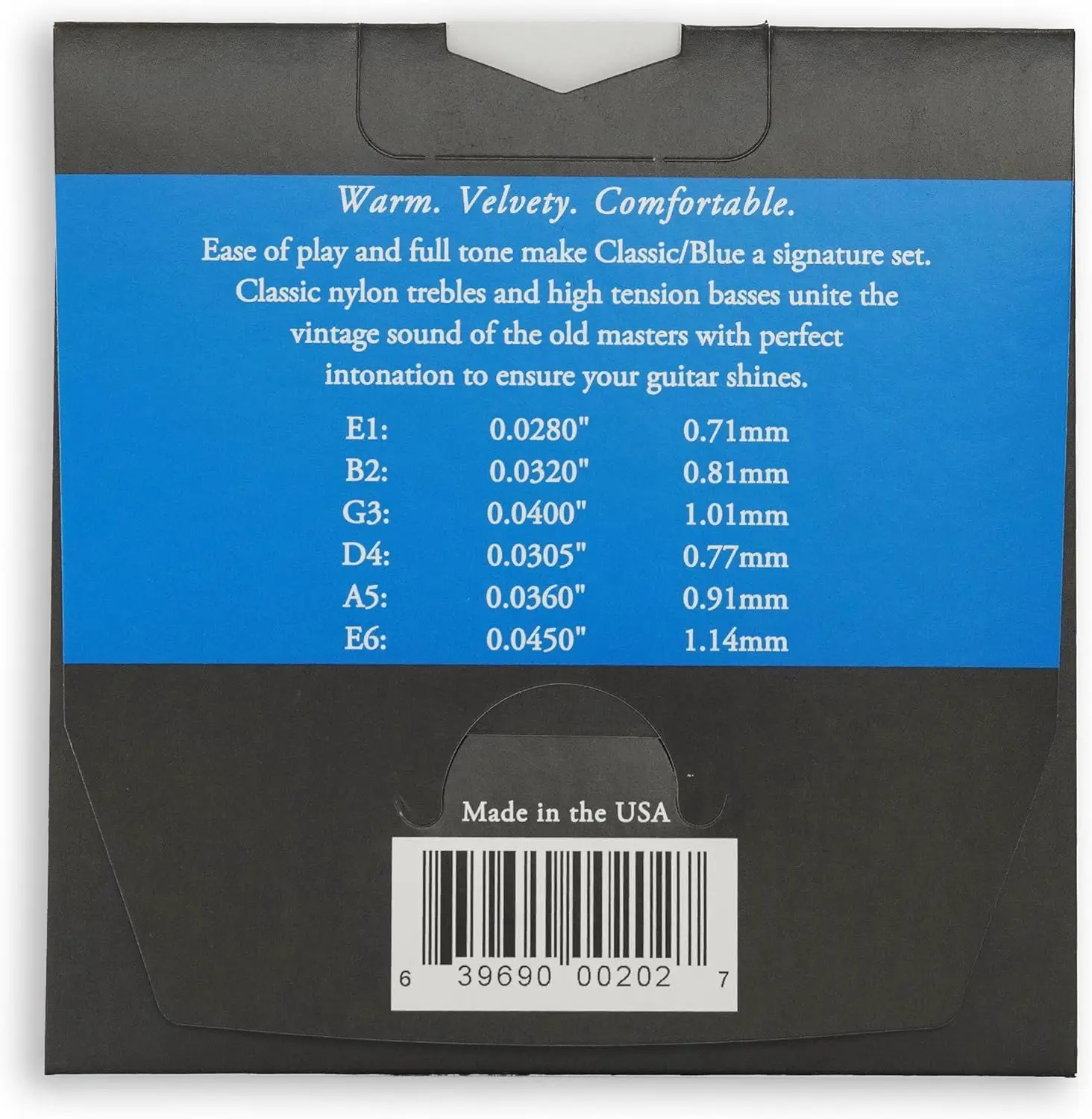 Augustine Classic Blue High Tension Classical Guitar Strings