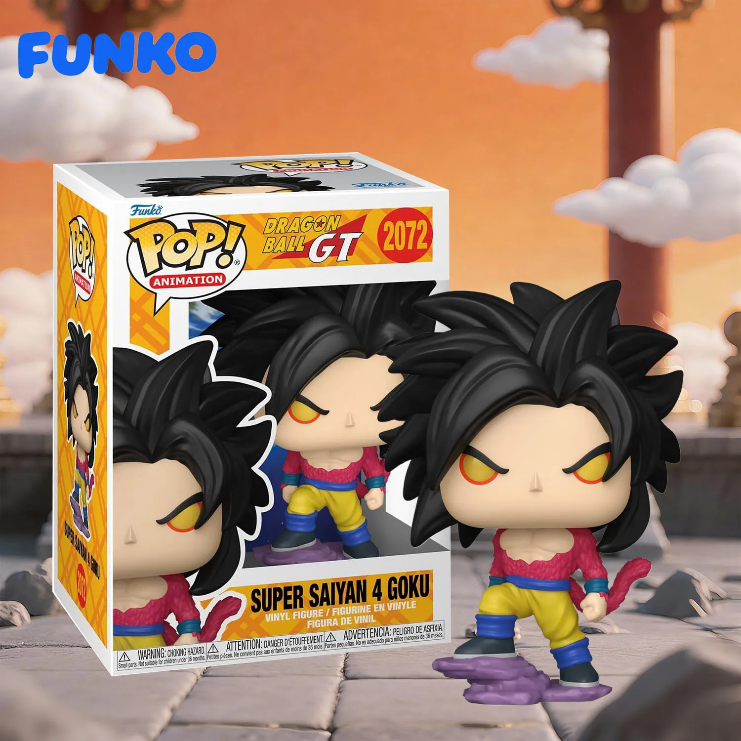 Funko Pop! Animation: Dragon Ball GT Super Saiyan 4 Goku Collectible Vinyl Figure, Creative Gift, Official Merchandise, 1PC.