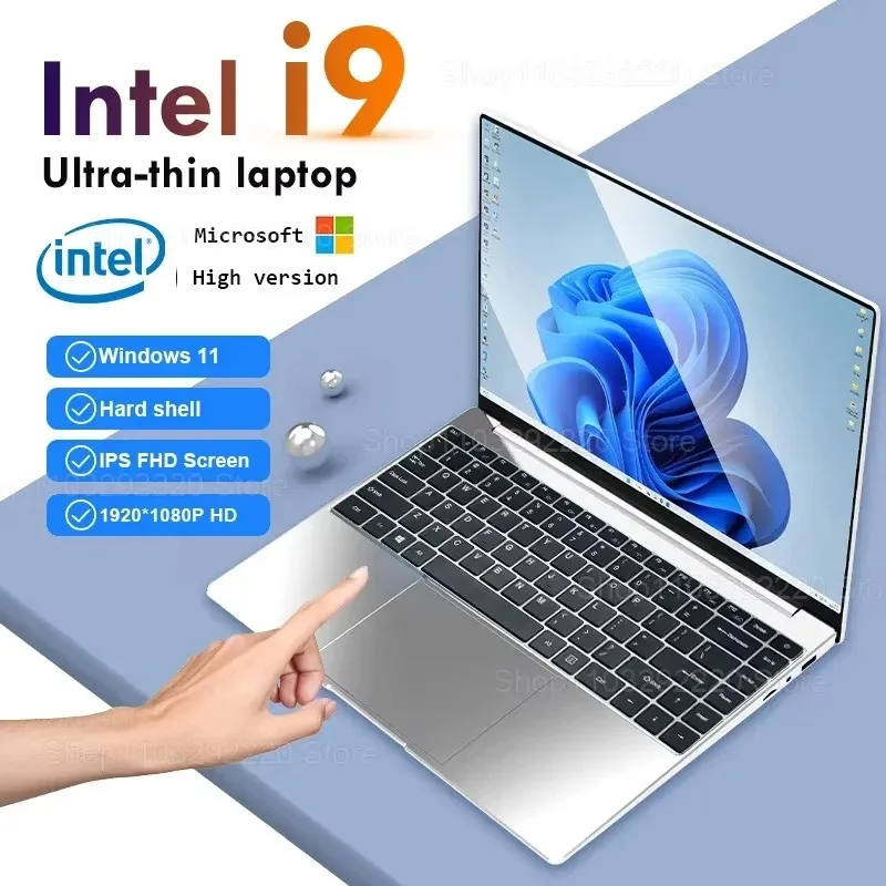 Ordenador portátil ultradelgado de 14,1 pulgadas, Laptop con Windows 11, Intel Core i9, 8950HK, 16GB, DDR4, 1TB, 2TB, SSD, Notebook de estudio, PC Gamer