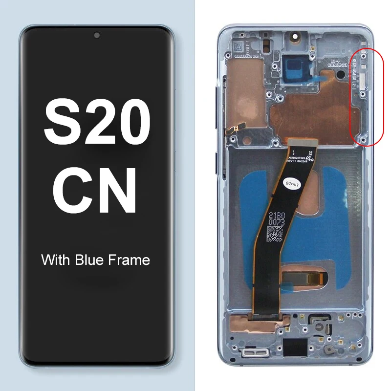 a*i様 Samsung Galaxy S20 画面縦線あり 中古品 Sim F 携帯電話用LCDディスプレイ,Samsung Galaxy s20 5g,g981,g981f,g980