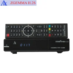 Zgemma h.2s 1080p zwei Tuner DVB-S2 enigma2 Linux OS TV-Decoder mit Smartcard-Leser und Ethernet-Schnitts telle mbi