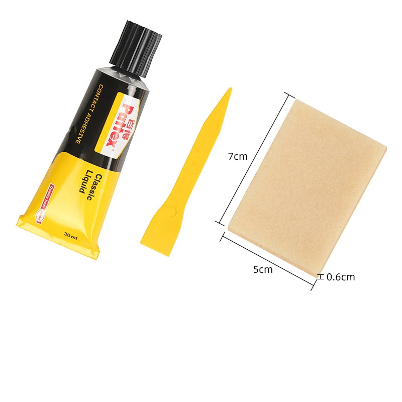 WUTA 30ml Leather Craft Glue Strong Yellow Shoe Glue Universal Strong Adhesive Quick Dry Liquid Glue For Leather Paper and Wood