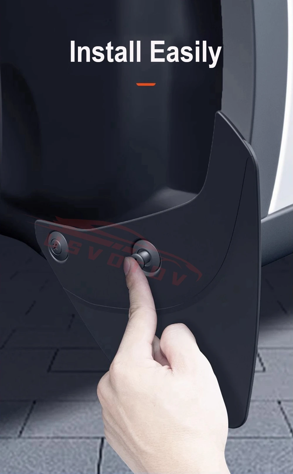 Schmutzfänger für Tesla Model 3 2025 2026 Model Y YL Schmutzschutz Vorder- und Hinterrad Kotflügel Spritzschutz Reifenschutz Reisezubehör – Detail 7