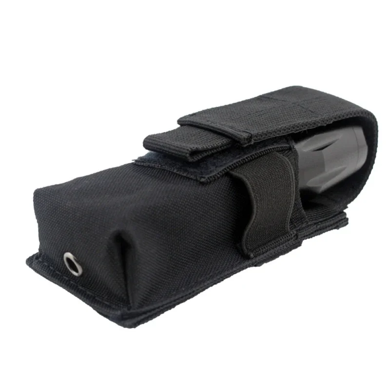 Pochette tactique Molle pour lampe de poche, support de torche, sac magnétique simple, étui pour couteau, M5, EDC, 9mm, sac de taille pour chasse en plein air