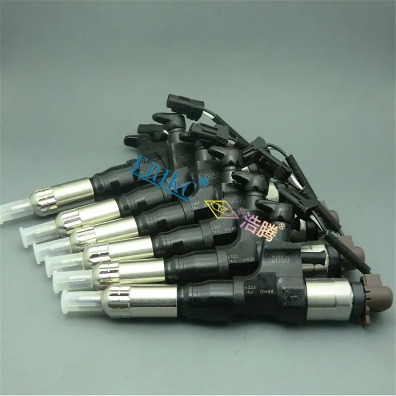 095000-6353 Fuel Engine Parts Injector Assy 095000-6350 Diesel Injection Nozzle For DENSO Kobelco SK200-8 SK260-8 23670-E0050