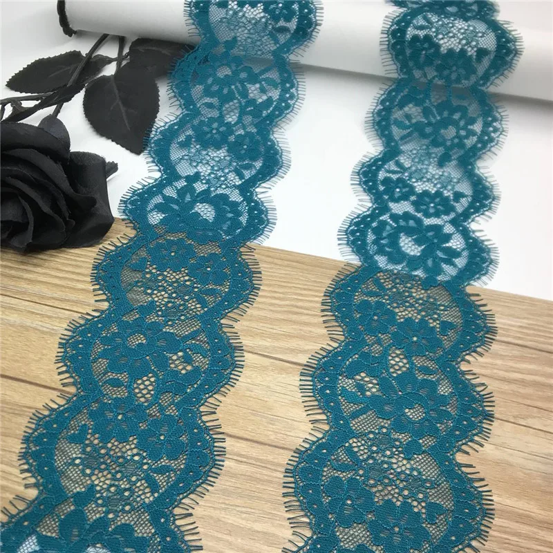 (6Meters/Lot) Eyelash Lace Trim Chantilly Lace Multi-Colors Lace Trims Quality DIY Clothing Accessories  Lace For Needle Work