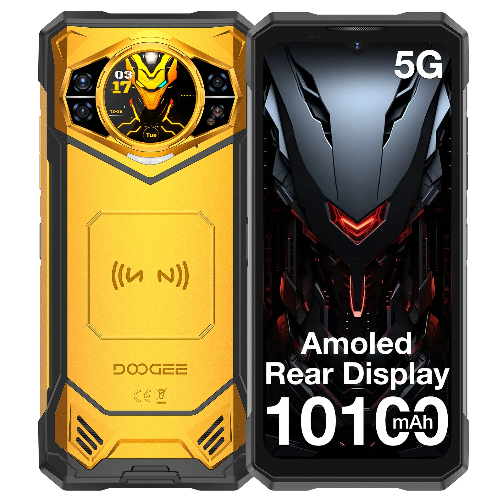 DOOGEE S200 X 5G Robuuste Smartphone 6.72" FHD+120Hz Wereldpremière 12GB 512GB 100MP AI Hoofdcamera 7050 10100mAh Batterij MTK Dimensity - afbeelding 1