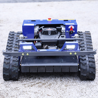 Remote Control Lawn Mower Rc Crawler 7.5HP Slope Mowing Machine Tracked Radio Controlled Grass Cutter Robotic Mowers