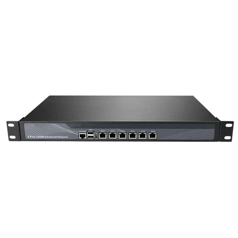 Serveur pare-feu pour PC Quad Core Intel N5105 J4125, montage en rack 1U, avec 6 NIC Intel I225 I226, routeur souple pour pfSense OPNsense AES-NI