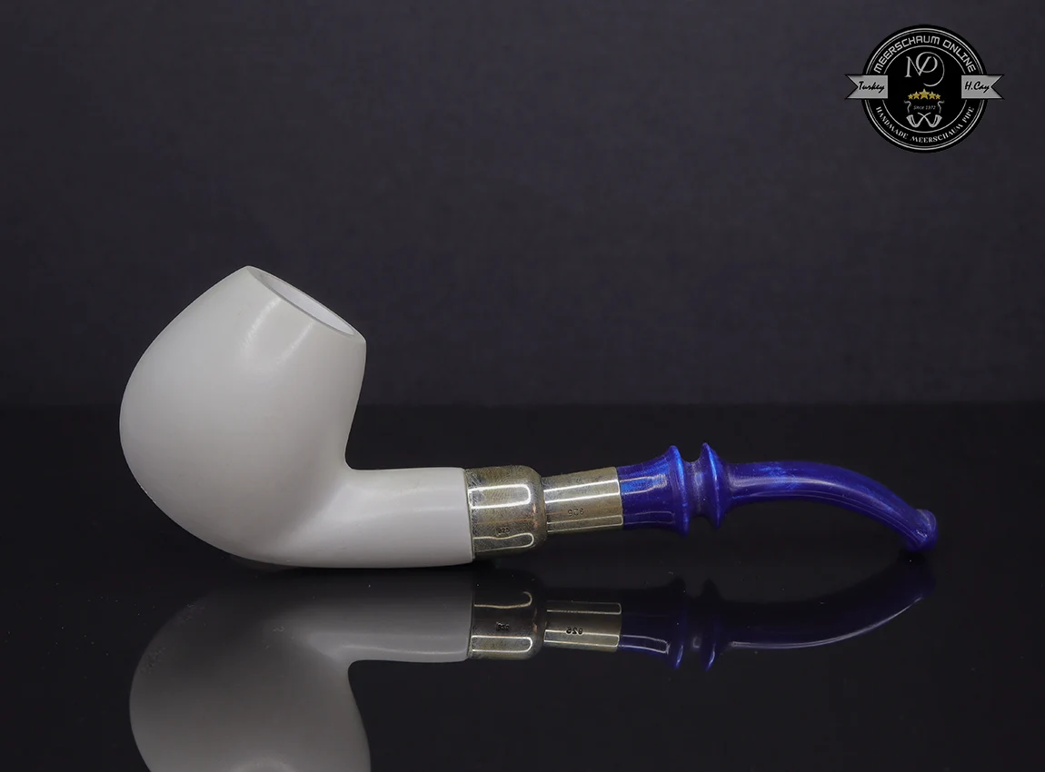 

Handmade Block Meerschaum Army Apple Pipe