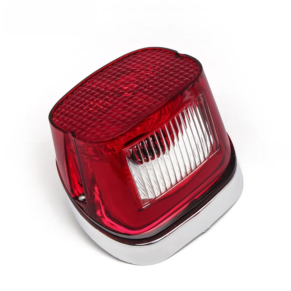 Osłona tylnej lampy motocyklowej, obudowa światła stop do Harley XL 883 1200 Fat Boy Road King Street Glide Dyna — zdjęcie 2