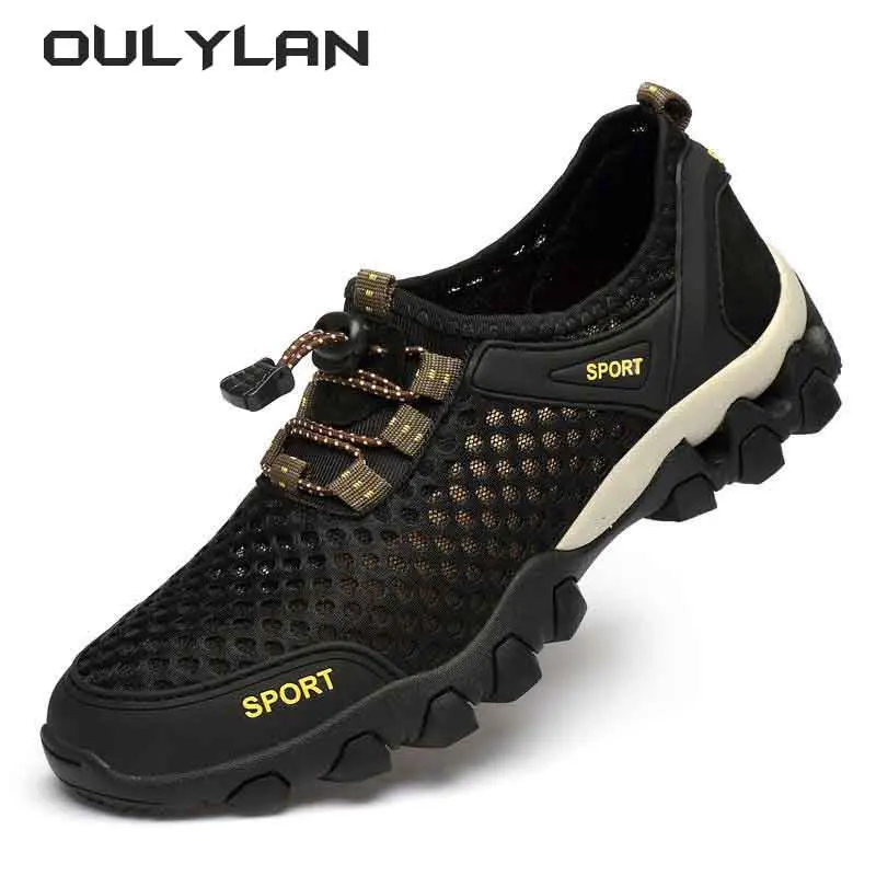 

2024 Trekking Hiking Shoes Male Mountain Sneakers River Walking Camping Trail Shoes Spring Summer Men Outdoor Upstream Water