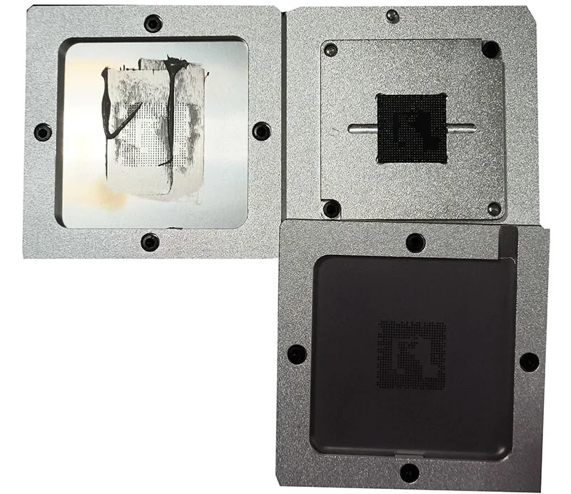 BGA Stencils for TV motherboard chip BGA Reball Fixture Reballing Kit with Solder Reballing