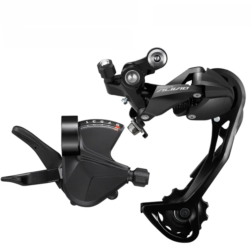 AliExpress Shimano SHIMANO Alivio M3100 M4000 9Speed SL M3100 SHIFT LEVER RD M3100 SGS REAR DERAILLEUR 9 Speed 9S New Model of m4000 Dowel 9v