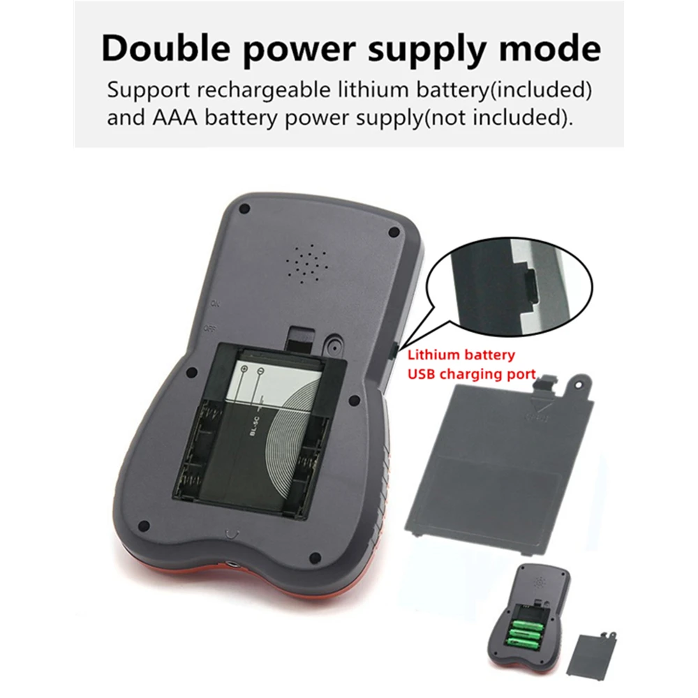 WALKGAMRE Blue light Large Screen Block Console 999 in 1 Rechargeable Brightness Adjustable 80s/90s Retro Game console Gifts