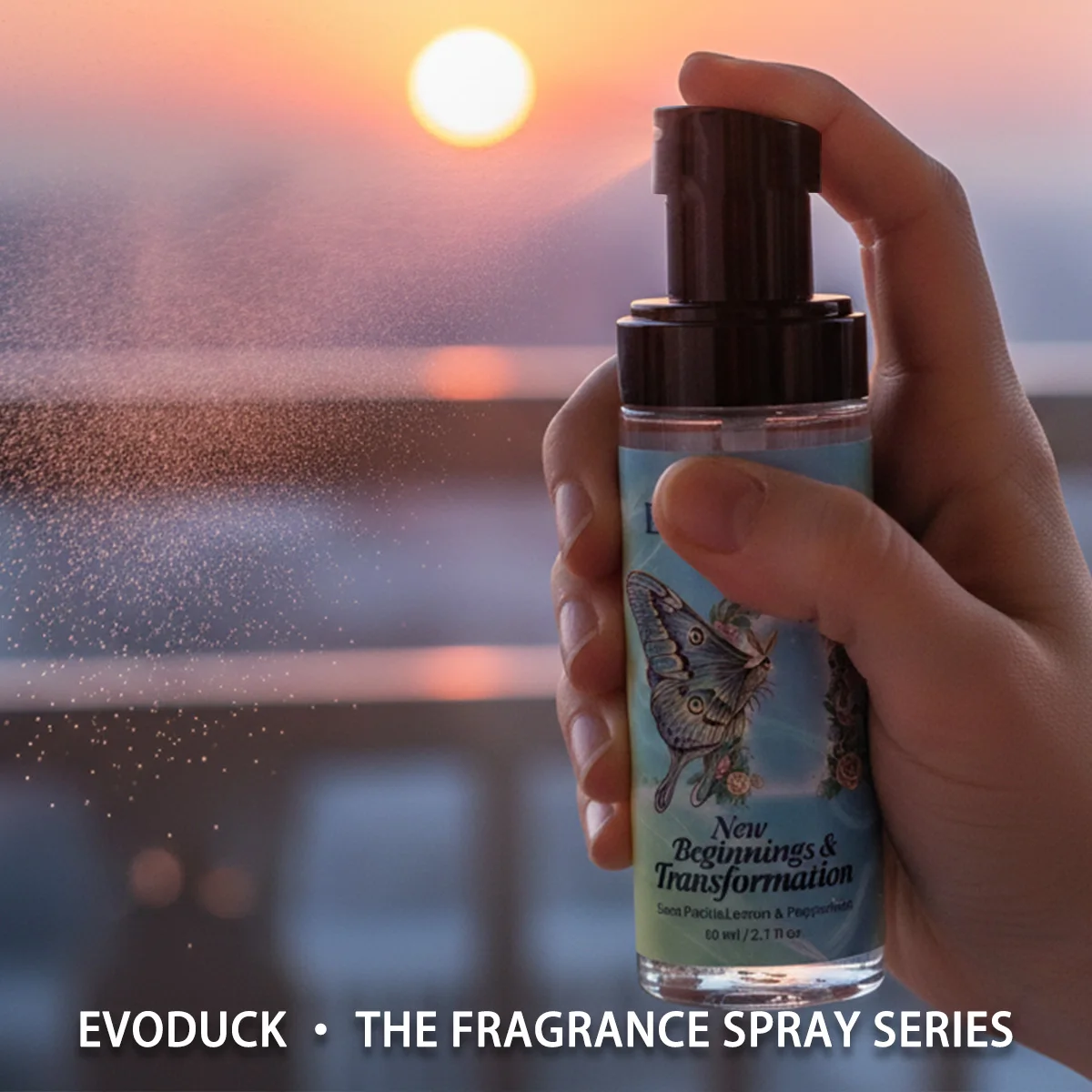 بخاخ عطري، برائحة الليمون والنعناع، 80 مل/2.7 أونصة سائلة. المحمولة، غرف النوم، الحمامات، السيارات، على التمر، أثناء السفر #6