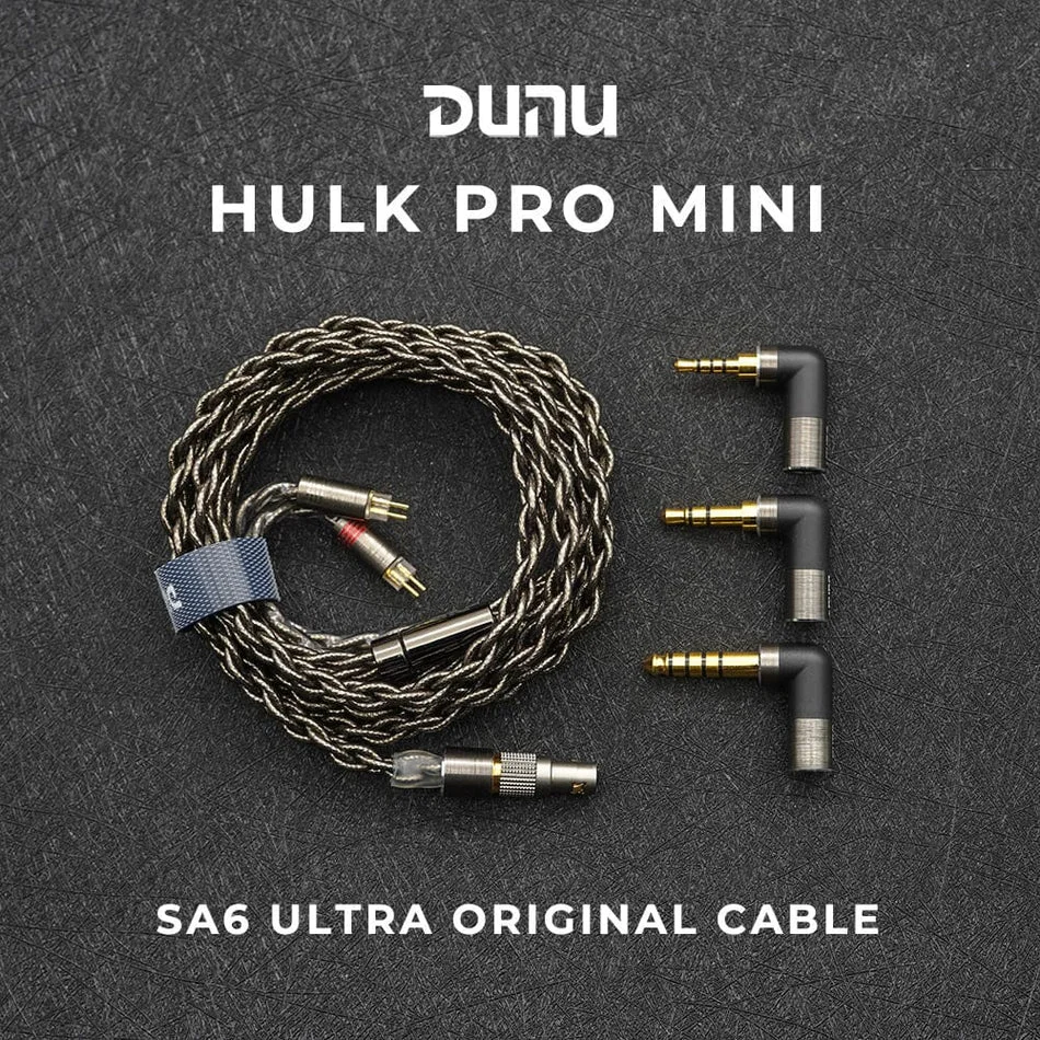 DUNU HULK Pro Mini/ SA6 Ultra original cable/Highly-Refined Furukawa Single-Crystal Copper Cable/26AWG