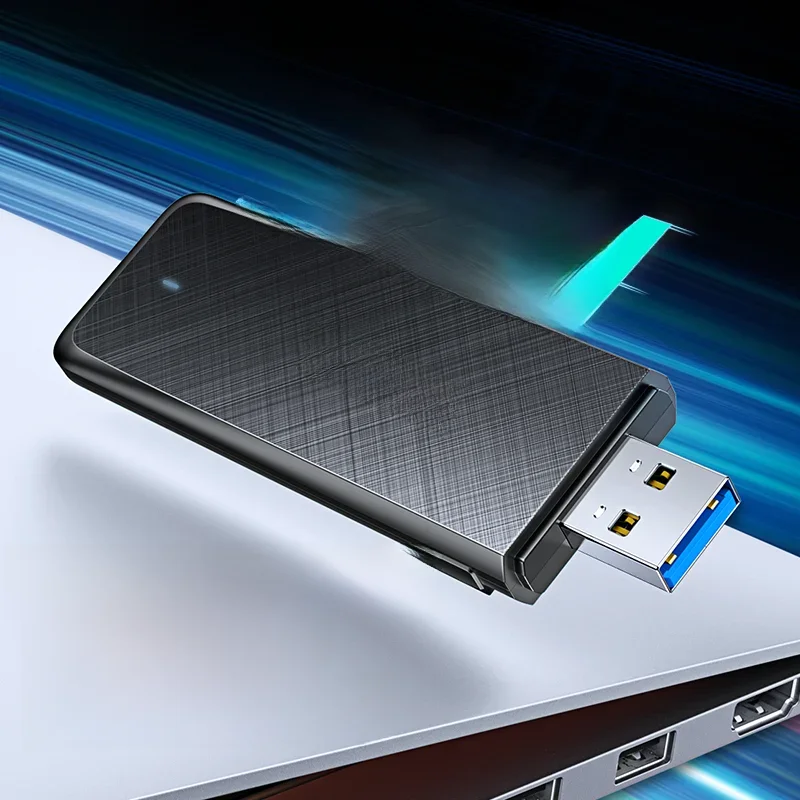 UGREEN – adaptateur WiFi USB 3.0 AC1300Mbps 5.8 go et 2.4 go, carte réseau Ethernet, pour PC de bureau, ordinateur portable, Windows, antenne WiFi