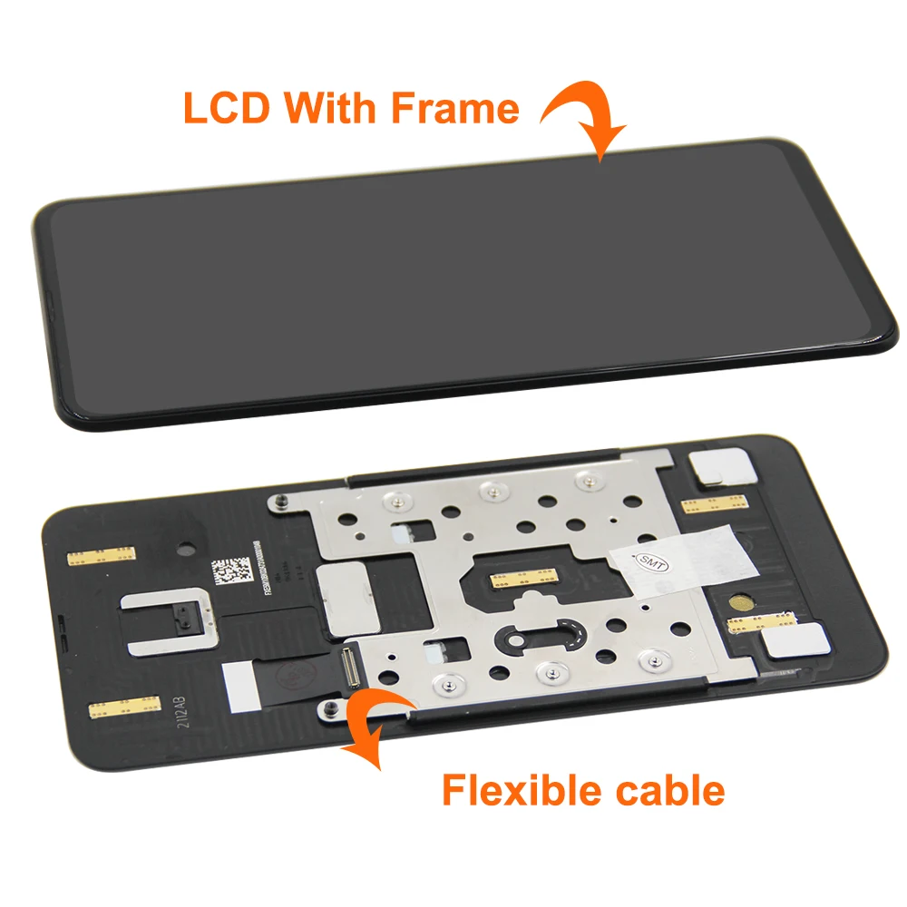 Super AMOLED Mix 3 Screen, for Xiaomi Mi Mix 3 Lcd Display M1810E5A Touch Screen Replacement with Frame Assembly for mi Mix3 lcd