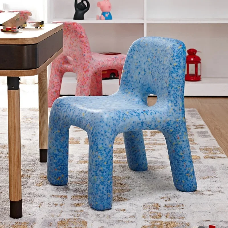 FUL LOVE Nordic Ins Chair Simple Plastic Back Bench Kindergarten Stool Dropshipping