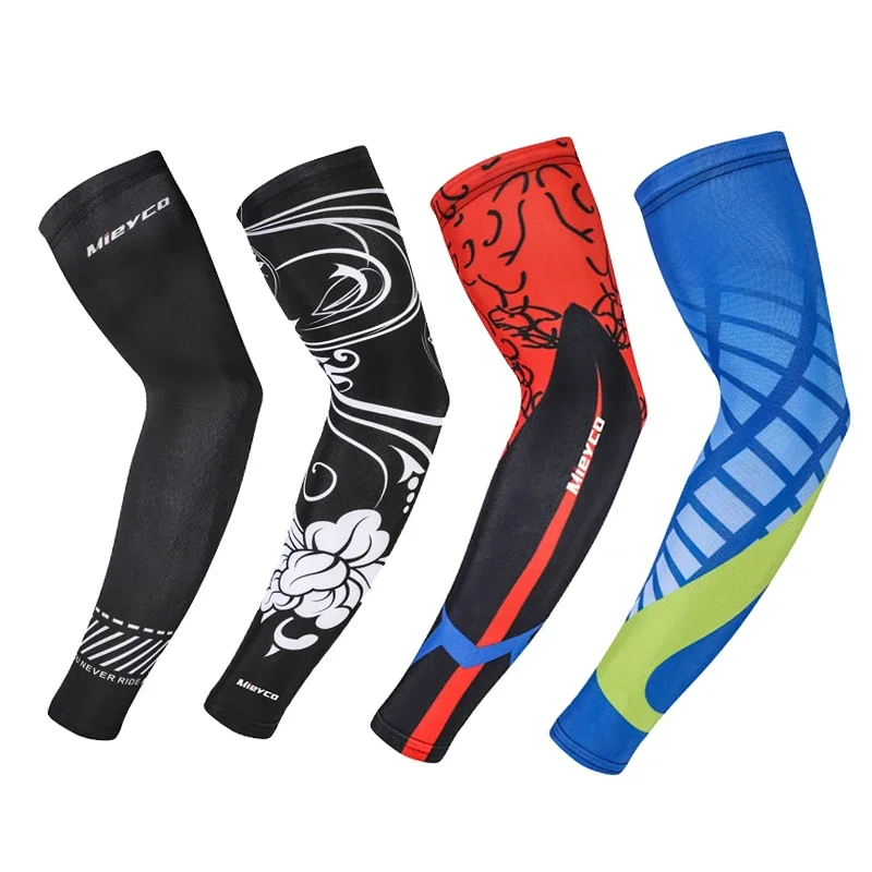 AliExpress NONE Icy Silk Sun Protection Sleeve With Various Styles Of Arm Sleeves Outdoor Sports Cycling Fishing Sleeves Summer Warmers