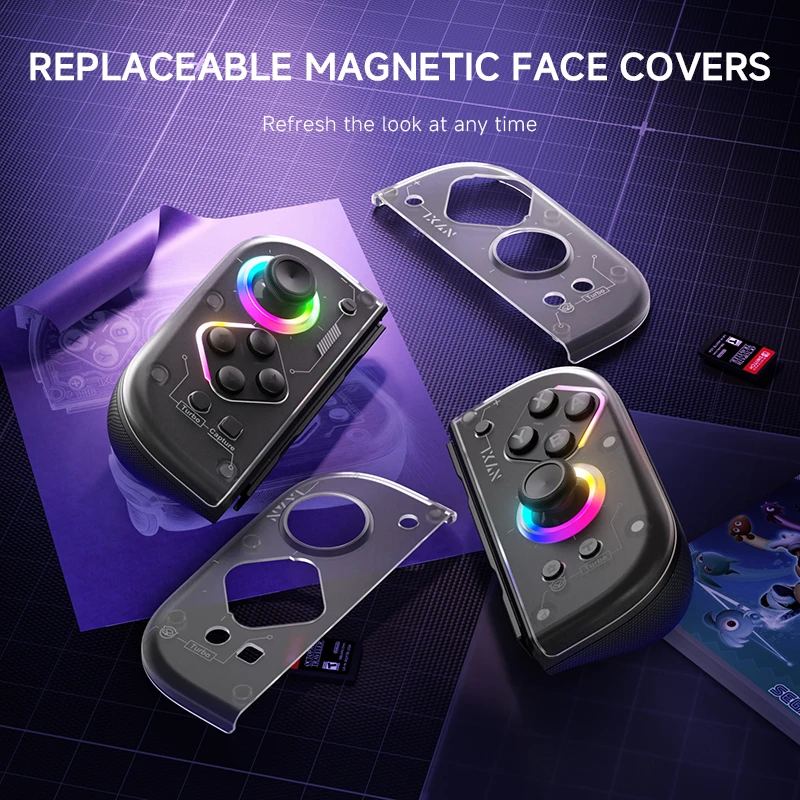 Manette de jeu sans fil NYXI Hyperion 2 compatible avec le mode table et le mode portable pour 2 joueurs