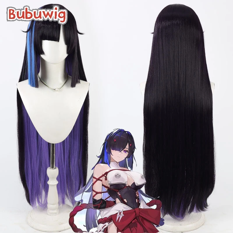 

Bubuwig Synthetic Hair Chizuru Cosplay Wigs Game Chaos Zero Nightmare Chizuru 80cm Long Straight Mixed Color Wig Heat Resistant
