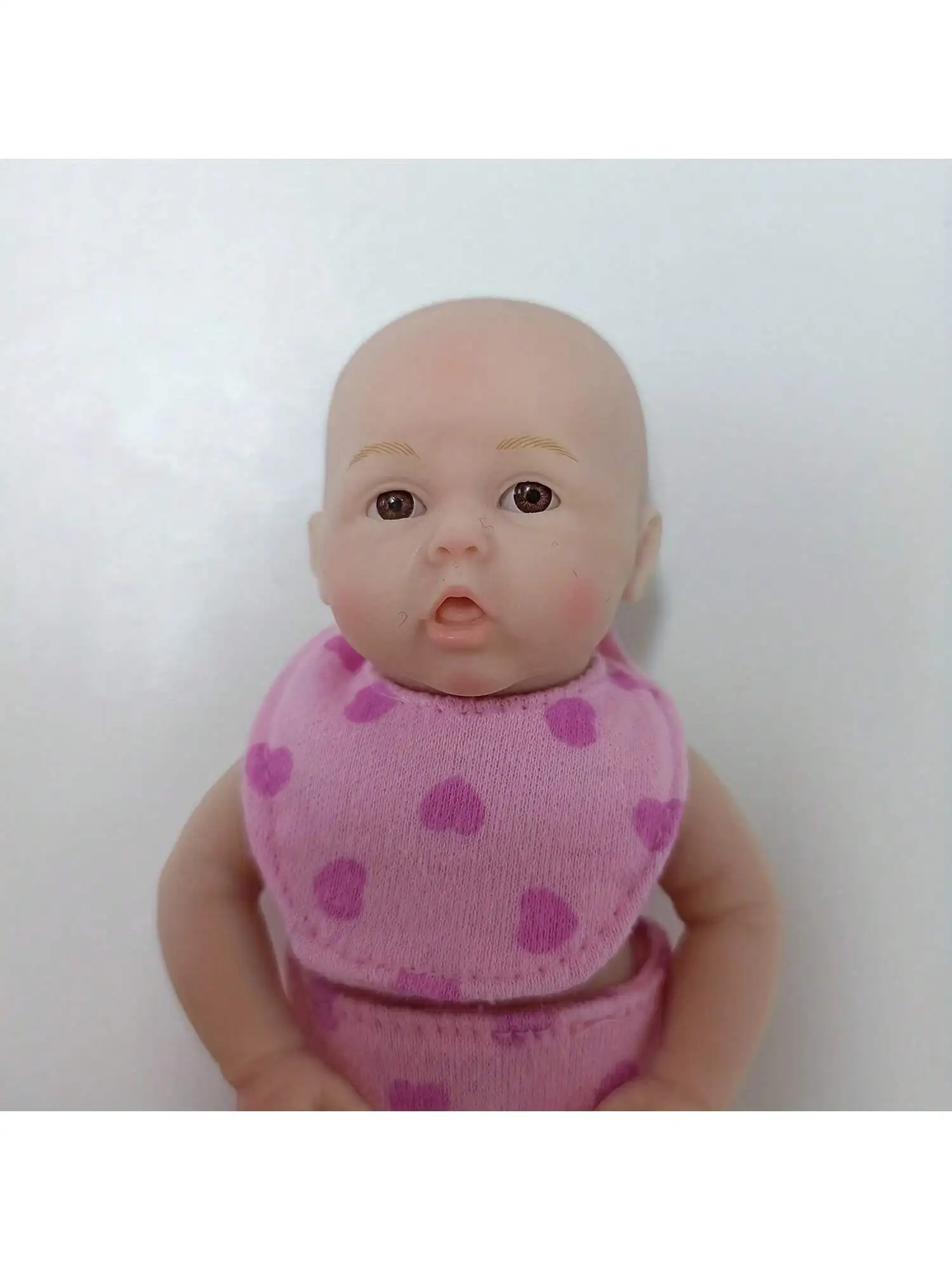 6 polegada realista reborn bebê bonecas silicone corpo inteiro, vida real bonecas do bebê dormindo corpo macio bonecas do bebê recém-nascido