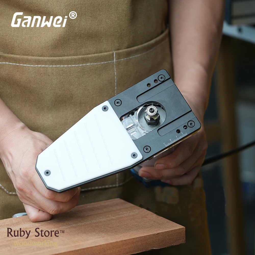 Basis Router Trim Ganwei untuk Pemangkas 65Mm, Alat Pertukangan