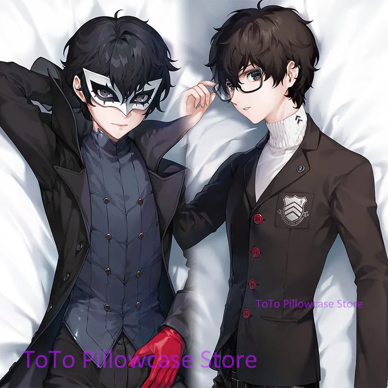 

Dakimakura Ren Amamiya Джокер наволочка для тела мальчика аниме в натуральную величину 2WAY обнимающая подушка чехол