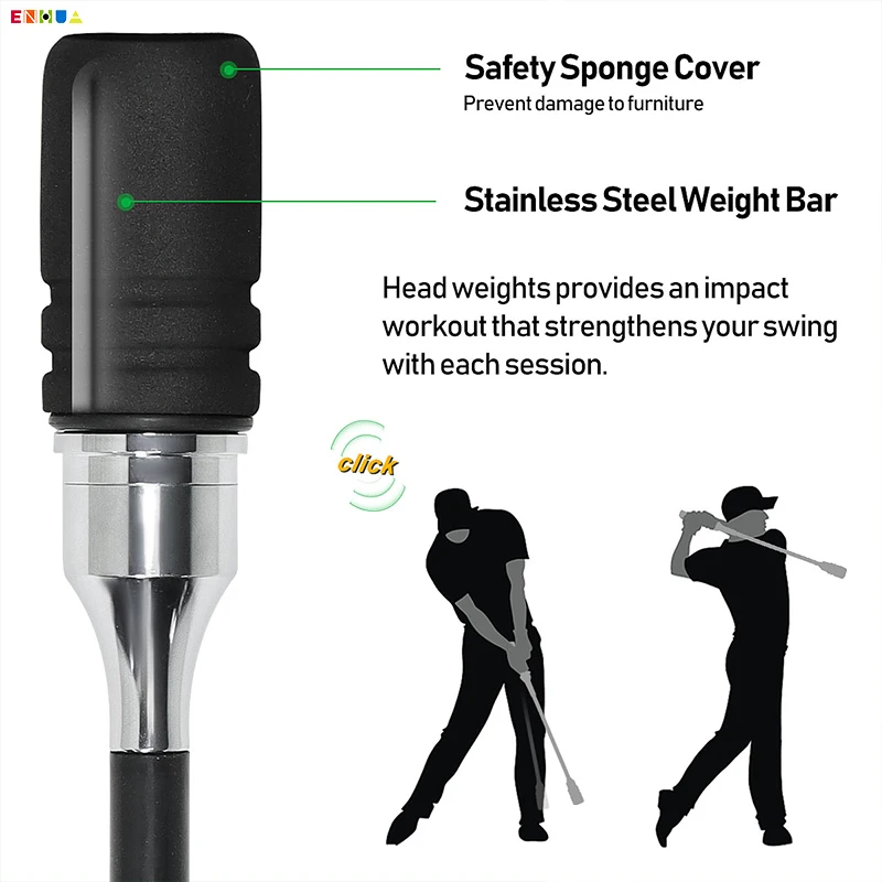 Golf Swing Trainer Aid 83cm Improving Rhythm Flexibility Balance Tempo And Strength Flexible Warm-up Stick Golf Training Aids