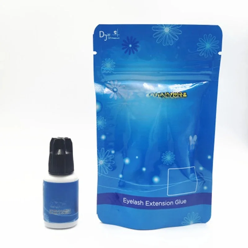 Najpotężniejszy klej Sky Glue 1-2s Fast Dry Original Korea Glue S+ do przedłużania rzęs 5ml Black Cap Adhesive Lasting 6-7 weeks — zdjęcie 2