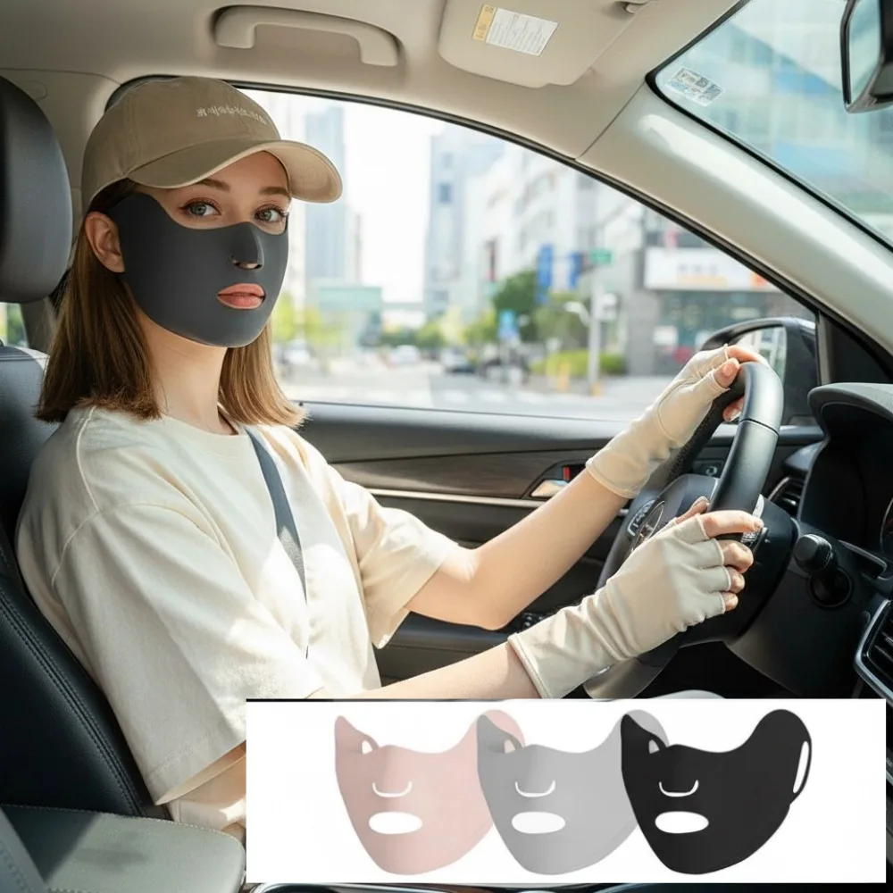 Sommer-Sonnenschutzmaske, atmungsaktive UV-Schutz-Gesichtsmaske für Outdoor-Sportarten, Wandern, Angeln, Golf, Sonnenschutz-Gesichtsmaske