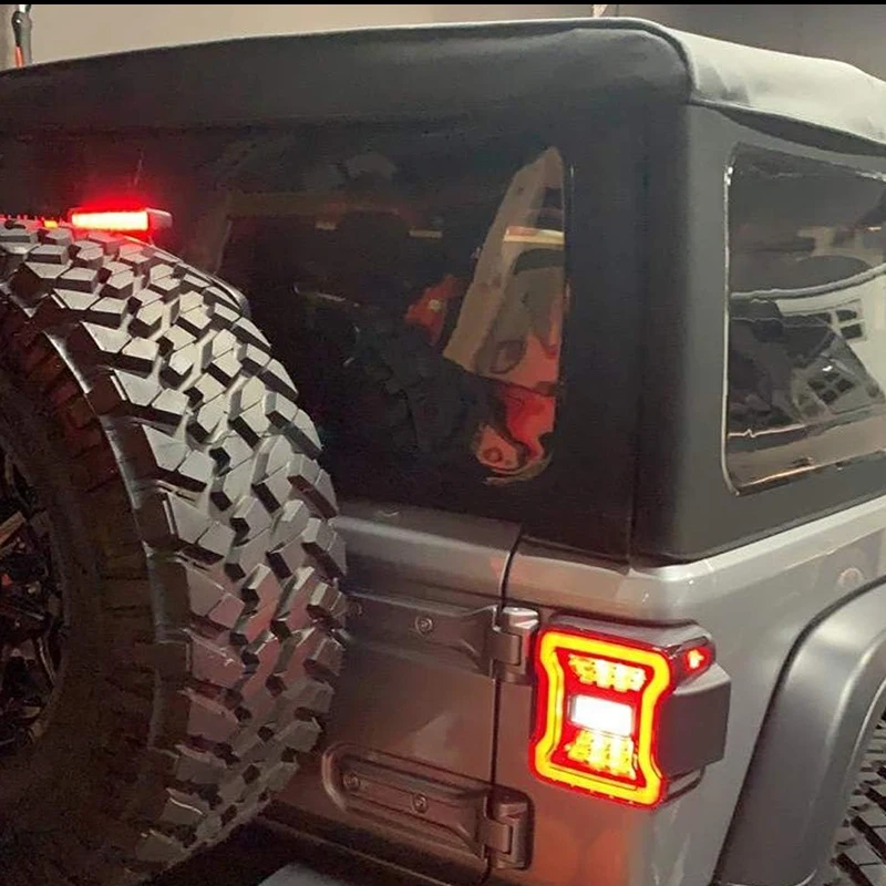 iJDM Plug-N-Play F1 Style Third Brake Light Strobe/Flash Attention Module Box/Harness For Jeep Wrangler JL JLU 2018-2024